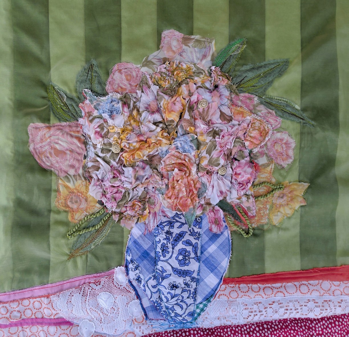 Textiel collages